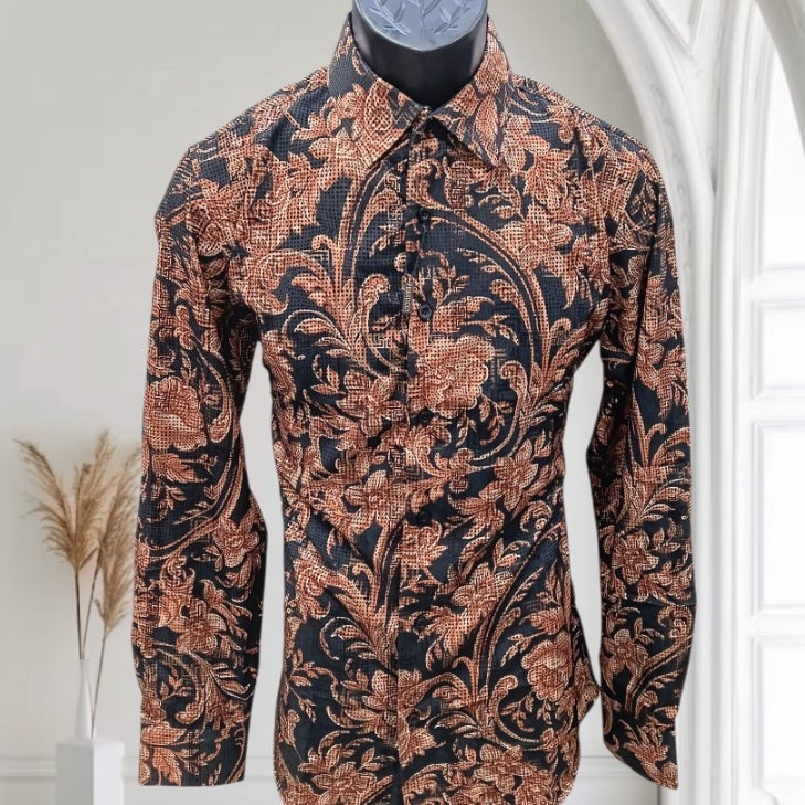 Ferrucci Style Men's Dress Shirt | Code Black Atl